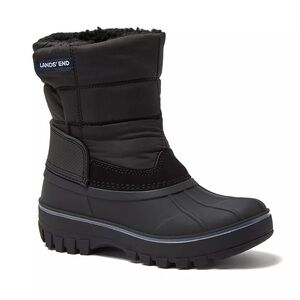 Lands' End Black Insulated Boots